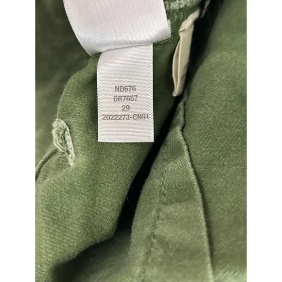LOT 2 Madewell Size 29 The Perfect Vintage Fatigue Short Desert Green & Blue - Picture 14 of 16